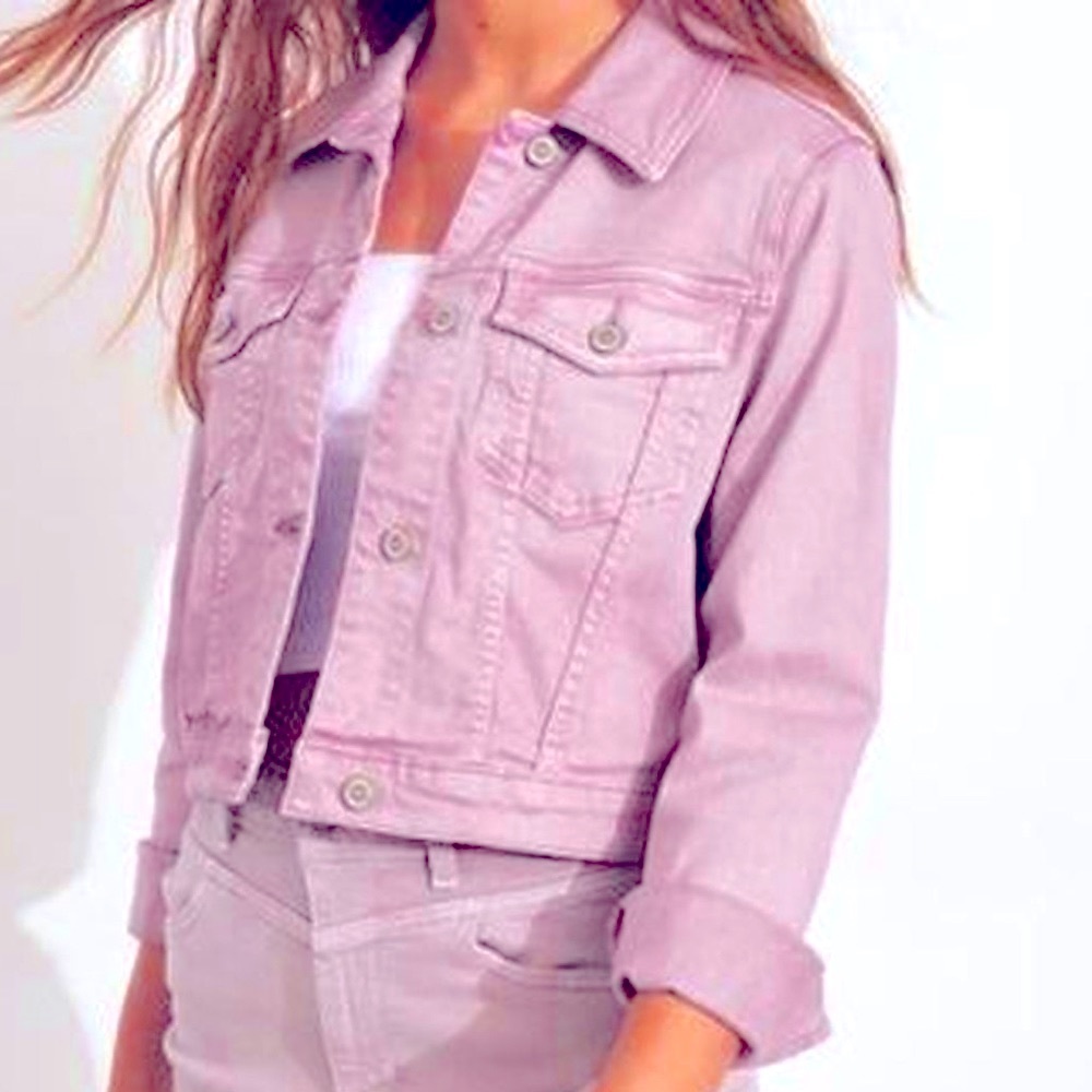 Light Purple Denim Jacket
